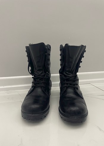 Siyah Erkek Goth Botlar Tokalı - Görsel 3