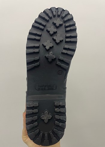 Siyah Erkek Goth Botlar Tokalı - Görsel 8