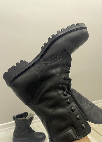 Siyah Erkek Goth Botlar Tokalı - Görsel 5