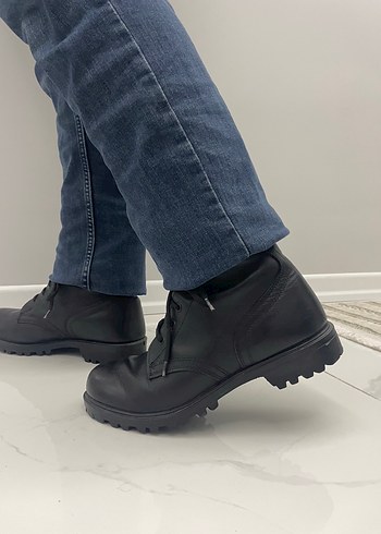 Siyah Erkek Goth Botlar Tokalı - Görsel 7