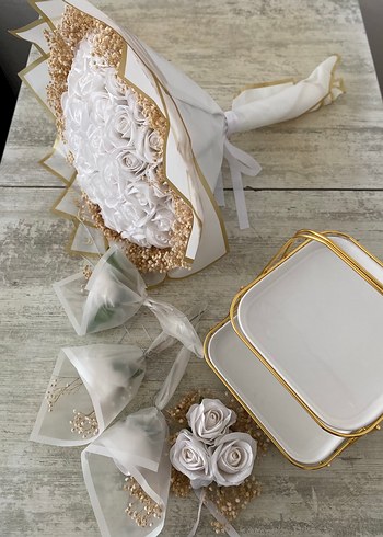 Nişan çiçek ve çikolatalık - Görsel 6