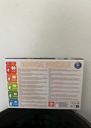 Renkli Hayvan Temalı 200 Parça Çocuk Puzzle - Görsel 2