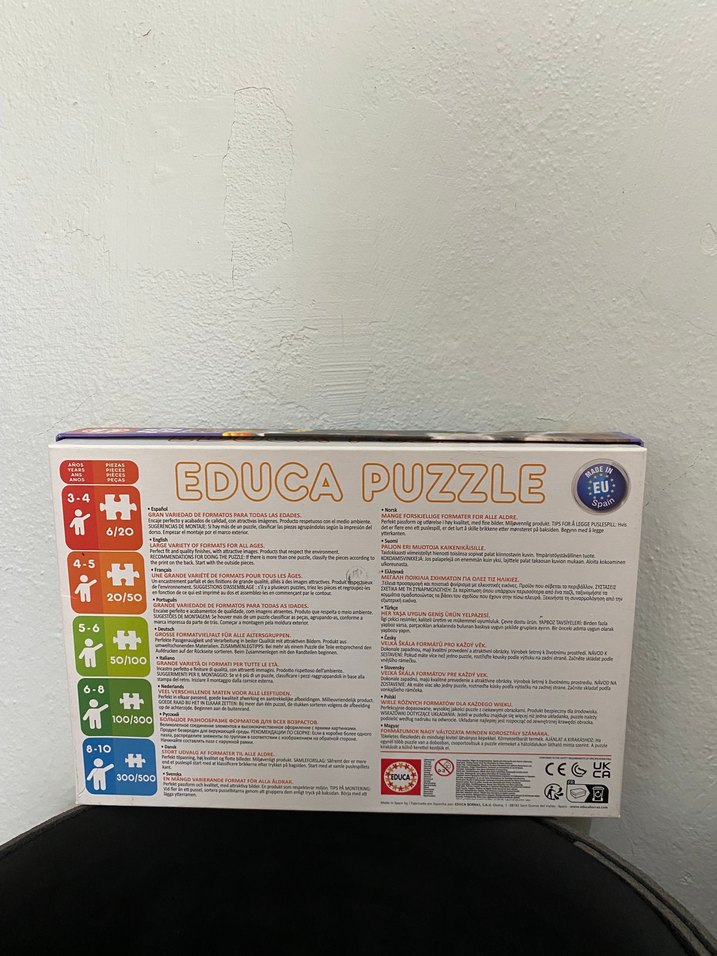 Renkli Hayvan Temalı 200 Parça Çocuk Puzzle - Görsel 2