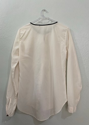 Krem rengi gömlek - Görsel 3