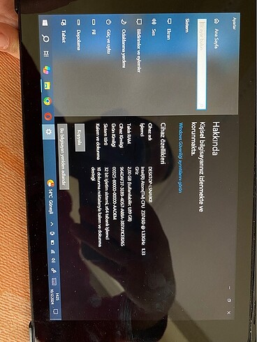  Beden Dell Windows 10 tablet