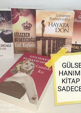 Gülseren Budayıcıoğlu 5li kitap seti 