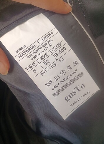 52 beden smokin - Görsel 6