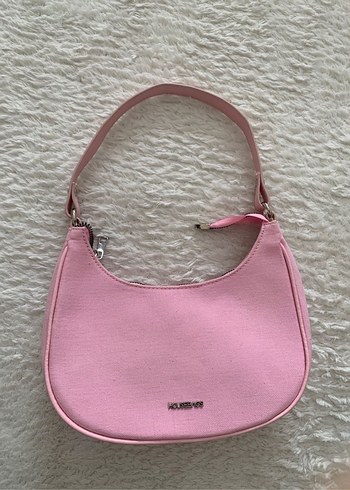 Minimalist Pembe Kadın Omuz Çantası
