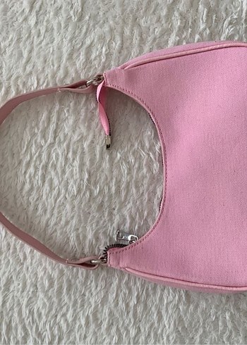  Beden pembe Renk Minimalist Pembe Kadın Omuz Çantası