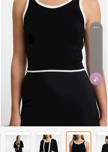 Siyah Mini Hırka - Görsel 3