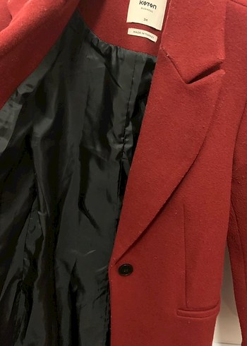 Koton Bordo Kadın Kaban - Görsel 4