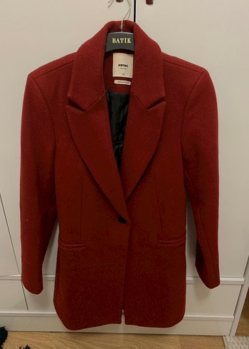 Koton Bordo Kadın Kaban - Görsel 2