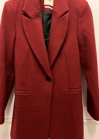 Koton Bordo Kadın Kaban - Görsel 3