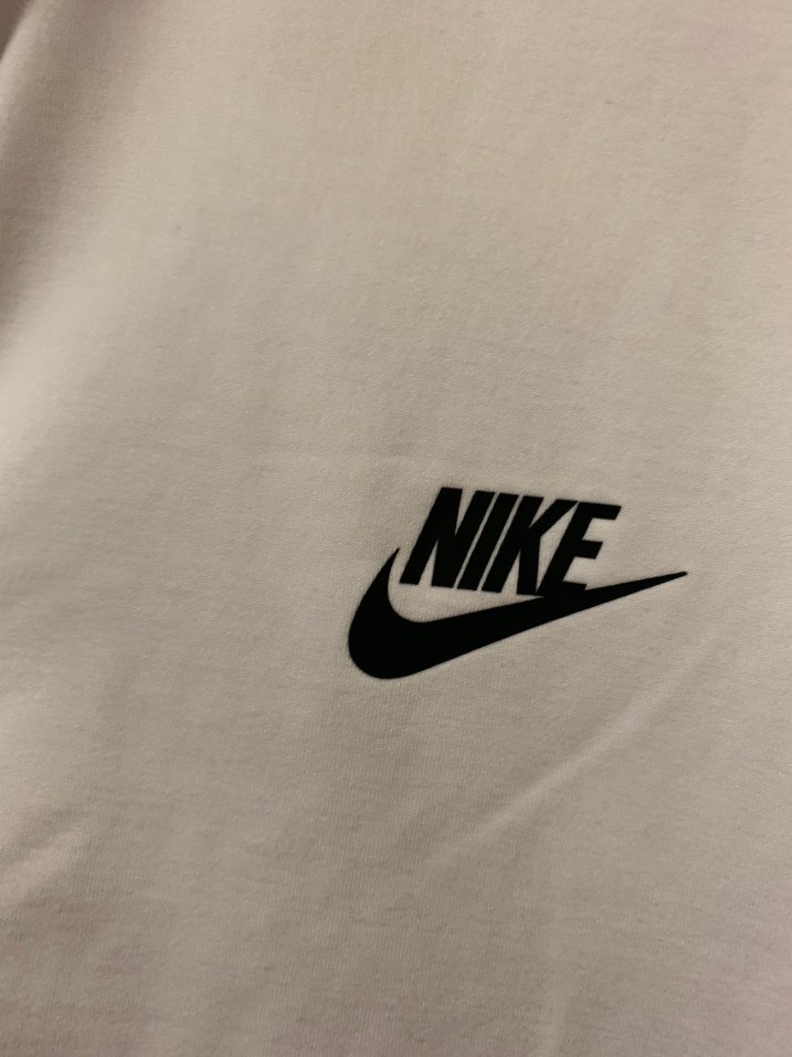 Beyaz Nike Fermuarlı Spor Ceket - Görsel 3