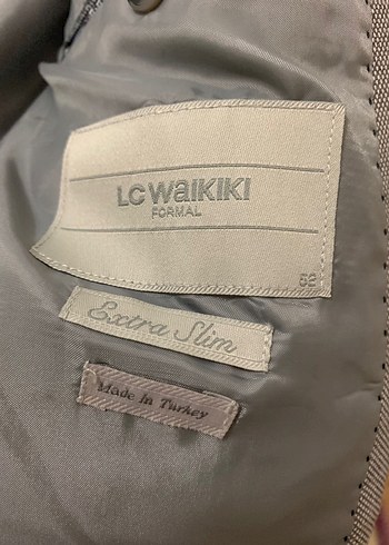 Gri Erkek Kumaş Ceket - Görsel 3