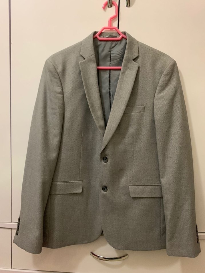 Gri Erkek Kumaş Ceket - Görsel 2