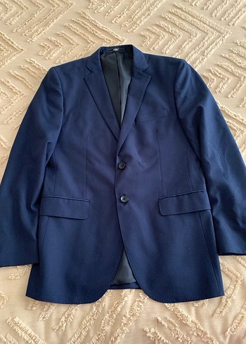 Erkek Lacivert Düğmeli Takım Elbise - Görsel 2