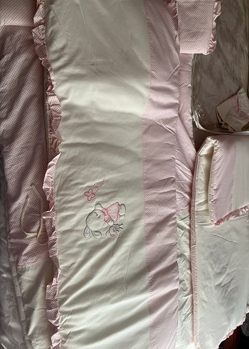 Nakışlı Keten Çocuk Battaniyesi - Görsel 2