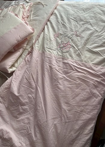 Nakışlı Keten Çocuk Battaniyesi - Görsel 5