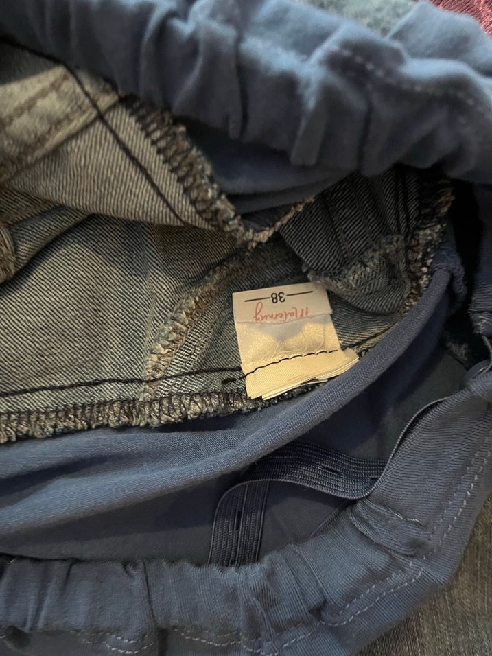 Gri Hamile Kot Pantolon, Rahat Kesim, Normal Boy - Görsel 4