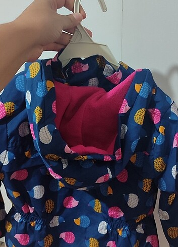4 Yaş Beden çeşitli Renk Kız çocuk mont