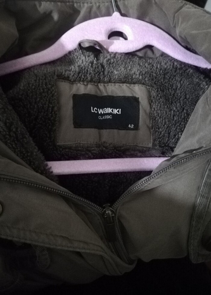 LC WAİKİKİ CLASSİC HAKİ PARKA MONT - Görsel 5