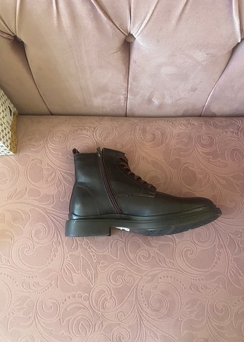 42 Beden Kahverengi Deri Erkek Botlar