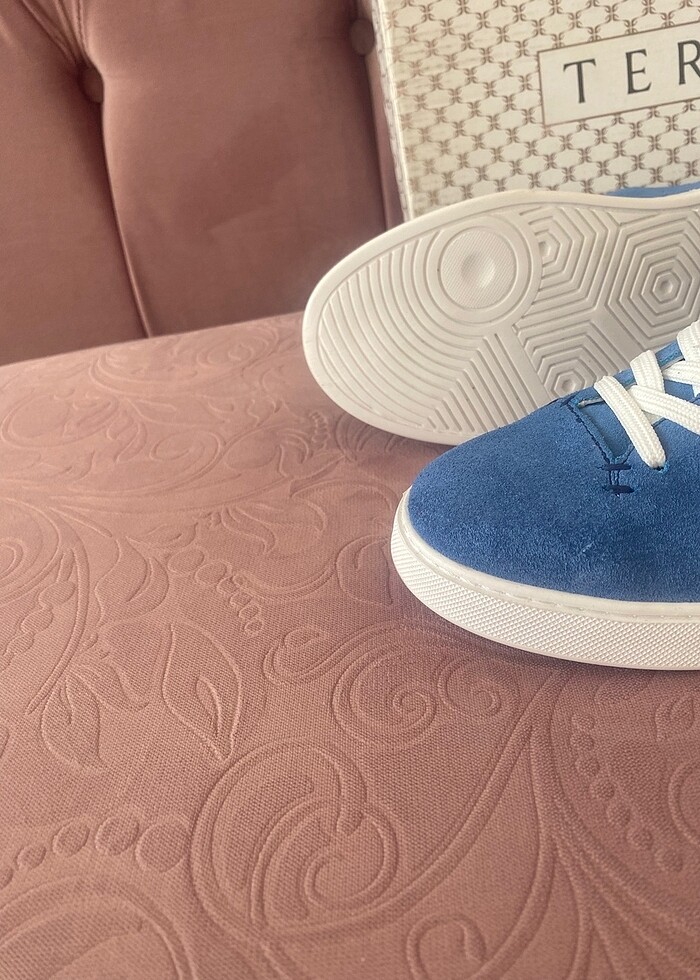 42 numara Tergan mavi ayakkabı - Görsel 3