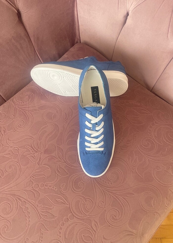 42 numara Tergan mavi ayakkabı - Görsel 5