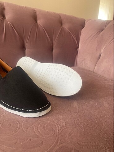 41 numara Tergan siyah Espadril - Görsel 2