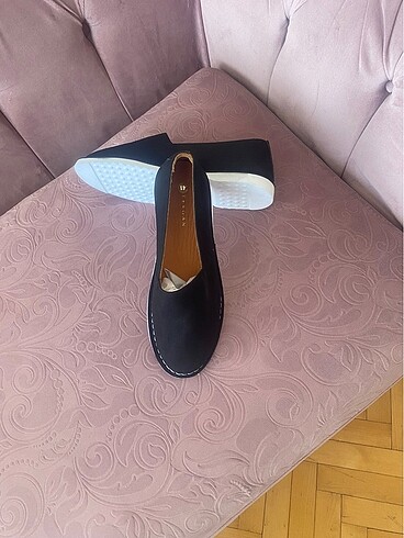 41 numara Tergan siyah Espadril - Görsel 7