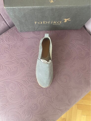 40 numara fabrika gri Espadril - Görsel 2