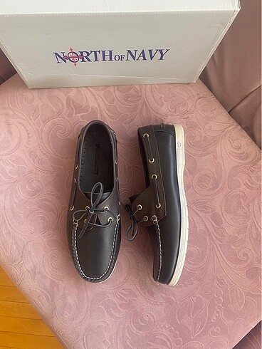 43 numara Nort of Navy siyah ayakkabı