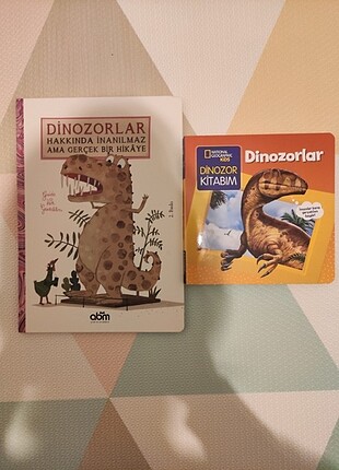 7 adet dinozor temalı kitap