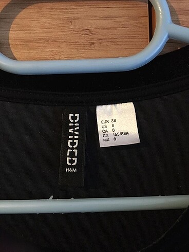 H&M Kısa kadife H&M elbise