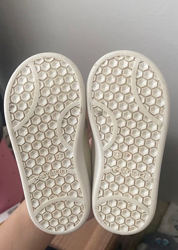 23 Beden Kız Çocuk Beyaz Velcro Spor Ayakkabı