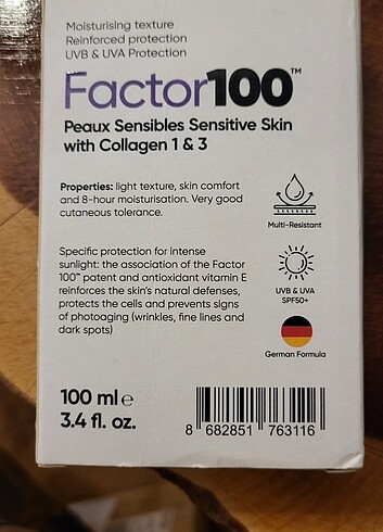 Diğer Factor100 güneş kremi