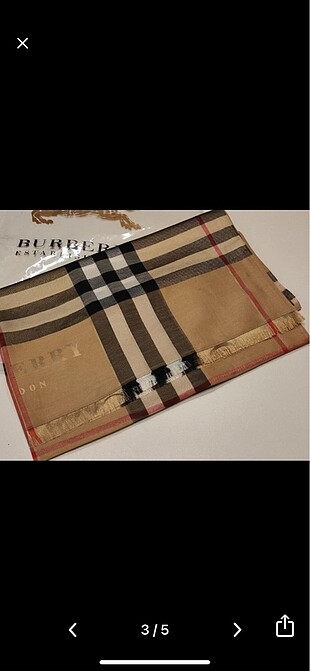 Burberry ithal şal