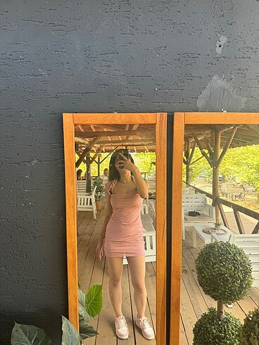 s Beden Zara pembe elbise