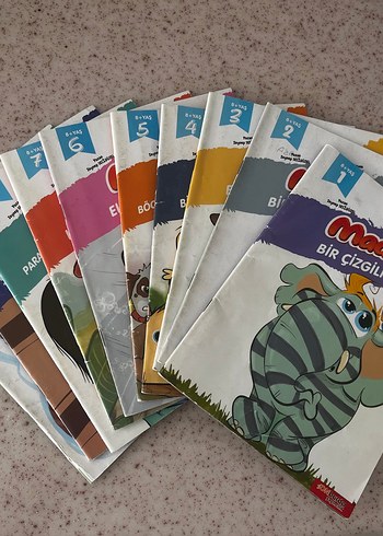 Çocuklar için yaşa göre kitap seti