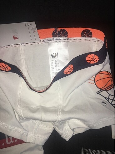 24-36 Ay Beden Etiketli H&M boxer