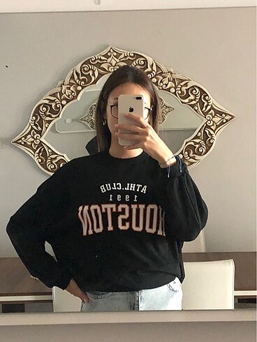 Baskılı sweatshirt