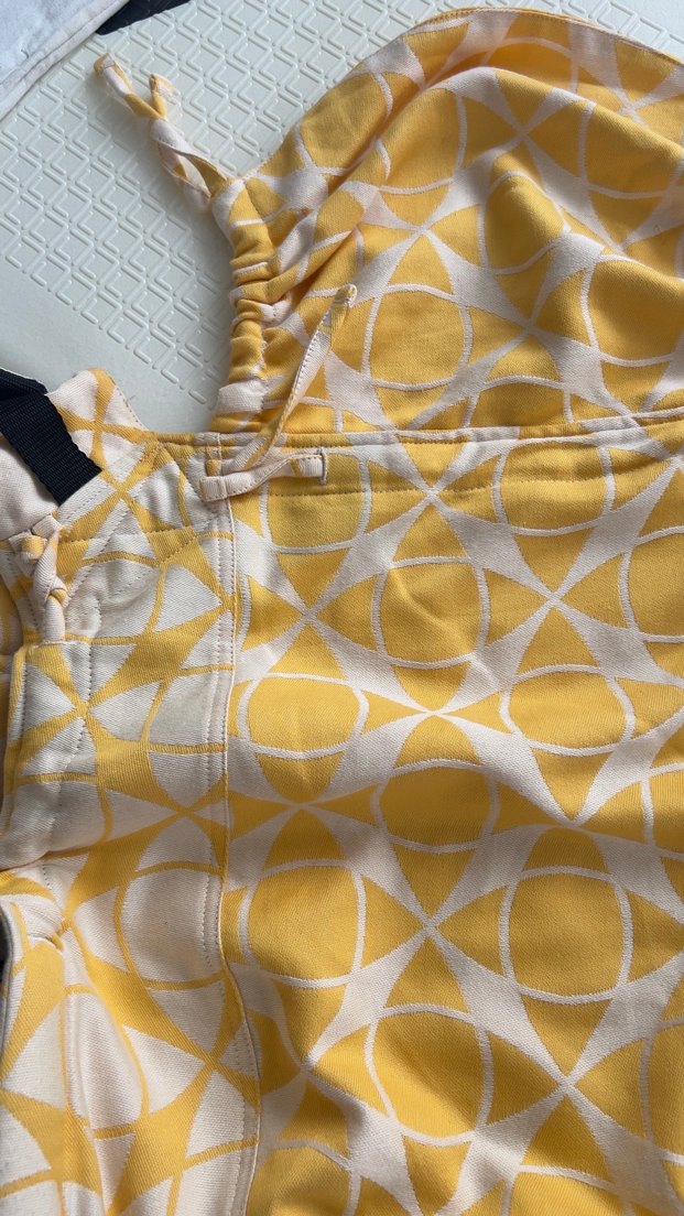 Huggyberry Sarı Desenli Bebek Çocuk Kanguru - Görsel 4