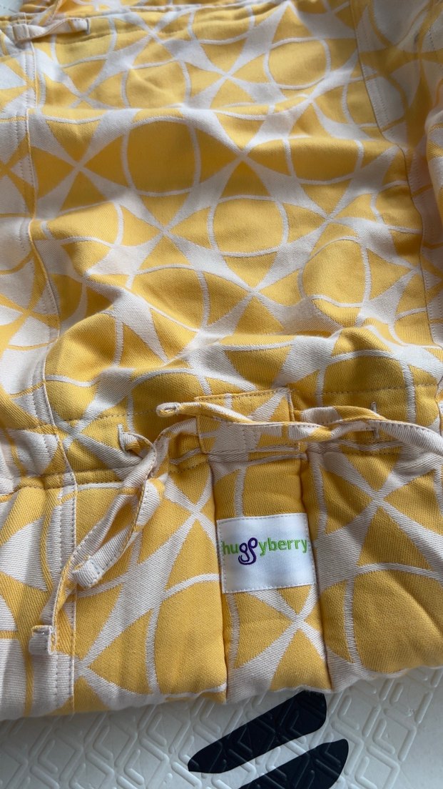 Huggyberry Sarı Desenli Bebek Çocuk Kanguru - Görsel 5