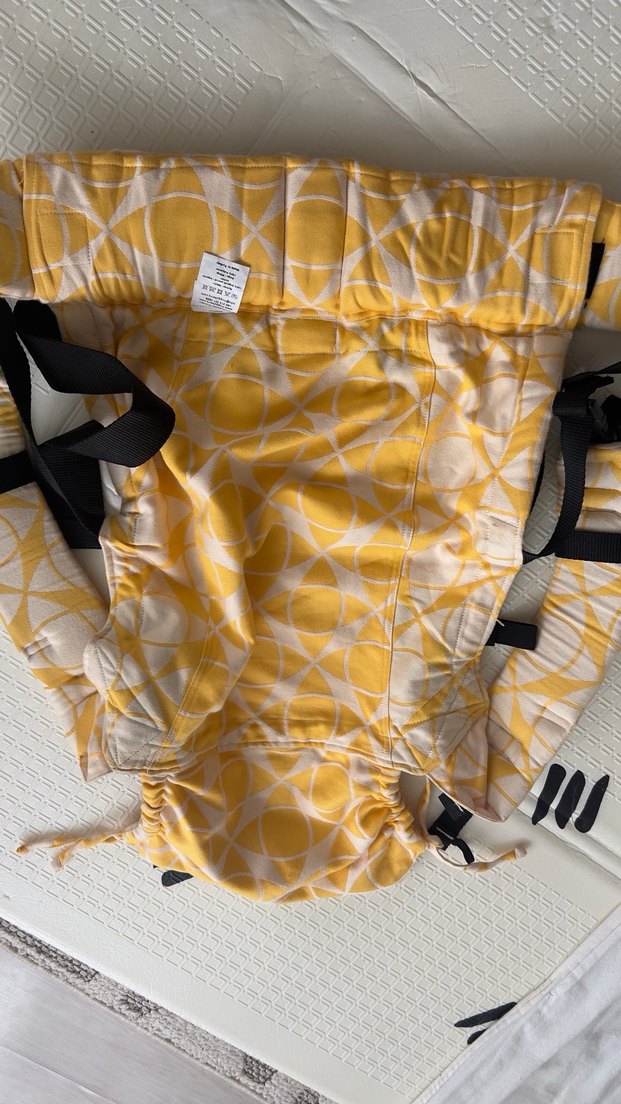 Huggyberry Sarı Desenli Bebek Çocuk Kanguru - Görsel 3