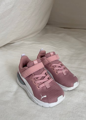 Kız Çocuk Pembe Spor Ayakkabı Puma Anzarun - Görsel 8