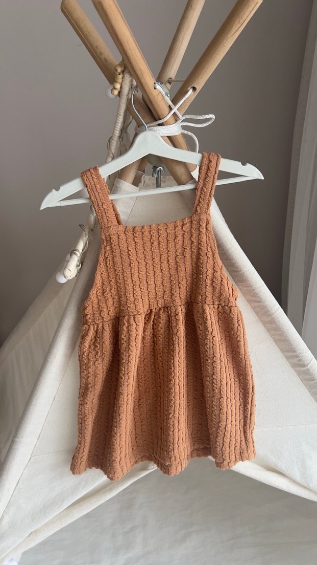 Kız Çocuk Triko Askılı Bohem Elbise Lc Waikiki - Görsel 2