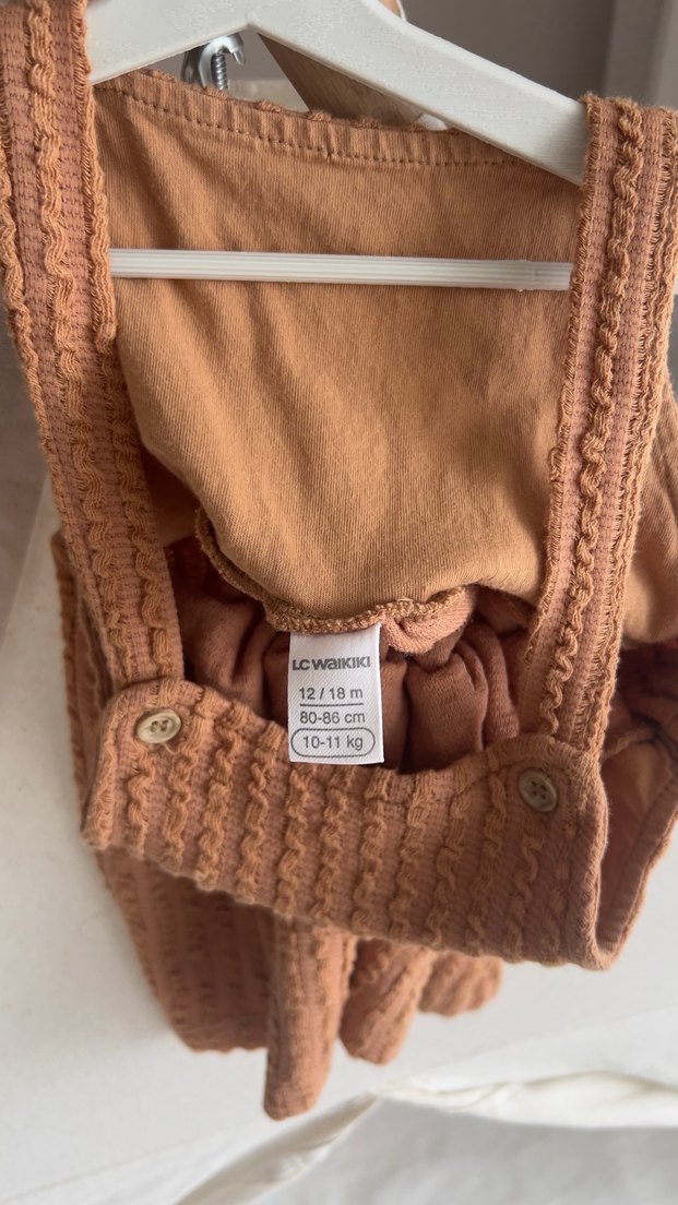 Kız Çocuk Triko Askılı Bohem Elbise Lc Waikiki - Görsel 3