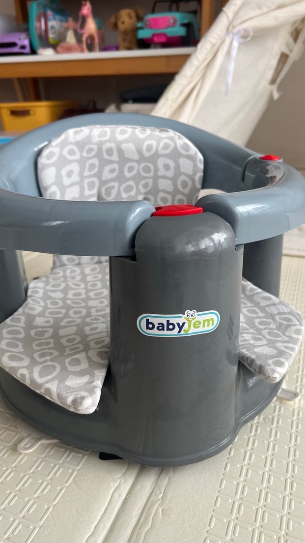 Gri Babyjem Bebek Mama Sandalyesi Banyo Oturağı - Görsel 2