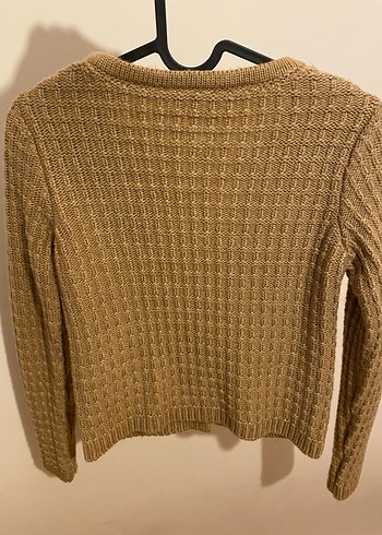 Mango Bej Örgü Kadın Hırka - Görsel 2